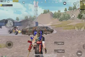 “吃鸡”玩家用936发子弹，成功打造1辆“悬浮战车”，绝了图片