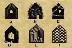 心理测试：从4个奇怪的房子图案中选择你喜欢的，测出你内在原型图片