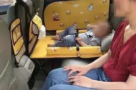 小红书、抖音很火的车载带娃神器，不要用，不是省力省心，是送命图片