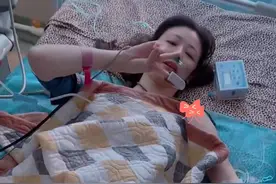 “谢永强”妻子紧急入院手术！躺病床鼻子插管，男方心疼到眼泛红图片