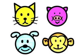 儿童简笔画：一笔画小猪小狗视频封面