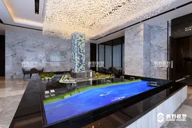 湛江恒怡湾房地产沙盘模型图片