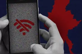今天起，缅甸全国只有光纤网络还能使用图片