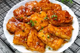 下饭菜酱汁豆腐图片