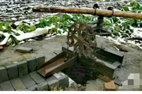 家乡的印记——“链子水车”图片