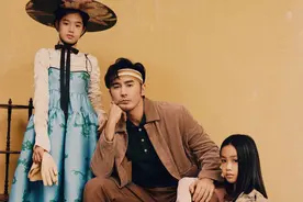 张伦硕携女儿拍复古大片，考拉堪称翻版钟丽缇，夫妇俩正备孕四胎图片