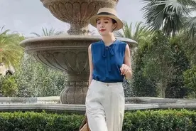 今夏流行的“雪纺衫”，清爽时髦又得体，照着穿减龄显高级图片