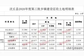 周口市沈丘县4个村529亩征地计划获批准图片
