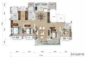 157平米可拓展式双钥匙房户型！三胎家庭和三代家庭的最爱图片