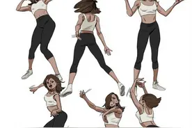 动漫中的舞蹈动作是怎么绘制出来的，流畅的动作后面是大量的原画图片