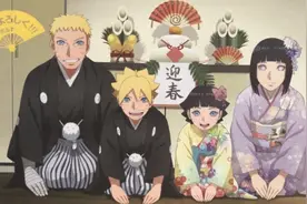 博人传发布新年贺图，佐助一家得罪摄影师，蛇姨过分了图片