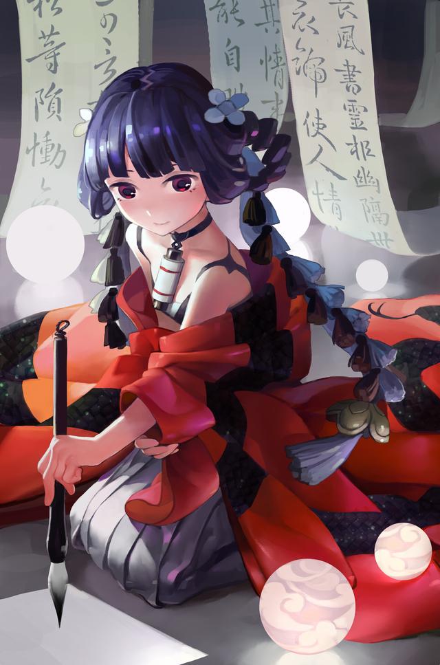 唯美国漫风格《三国罗曼史》游戏卡牌高清原画 女性版三国人物欣赏