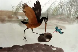 流传2000多年《鹬蚌相争》，多年来一直被质疑，为何课本没删图片