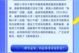 城区小学实施“放心午餐”工程政策解读：关于服务内容、费用、食品安全等图片