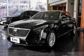 豪华品牌旗舰轿车，价格超低，7.1L油耗养得起，实拍凯迪拉克CT6图片