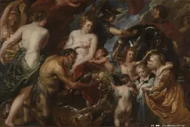 油画中的神祗——火神家的“不速之客”，维纳斯的情人玛尔斯图片