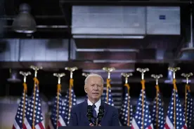 拜登宣布了个“大计划”，网友们却cue起了中国高铁……图片