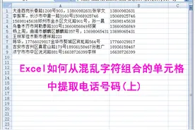如何从混乱的数据中提取电话号码图片