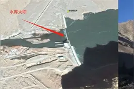 印度巡逻队进入班公湖，前方突然出现一座巨大水库：照片公开图片