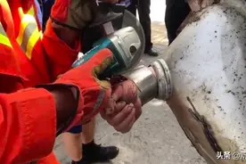 手机掉便池没捞出来，手还卡住了！太尴尬了…图片