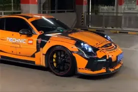 “乐高版画”保时捷911 GT3，大陆首台，贴模花5位数，上街拉风图片