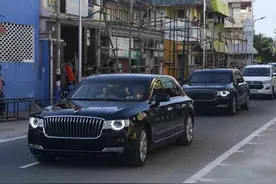 红旗神秘车型代号“N501”外出访问专用座驾！！！图片