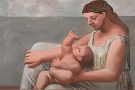 一天一幅画｜母与子图片