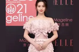 Elle红毯太糟心，唐嫣裙子短到夸张，刘诗诗、热巴服装配不上脸图片