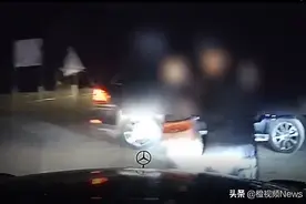 重庆一女司机开奔驰车参加同学会，散场后在停车场上撞死一同学图片