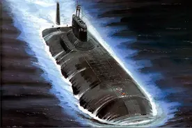 水下钢铁巨兽，苏联“巨神兵”的标杆，台风级核潜艇到底有多大？图片