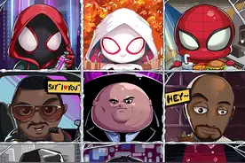 music：Let Go“每个人都可以是蜘蛛侠”/ 卡通人物头像图片