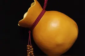 风水葫芦～开口招财钱袋子葫芦图片