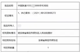 15555XX9999，阜阳这个手机号卖了这么多钱！77777777能抵几套房图片