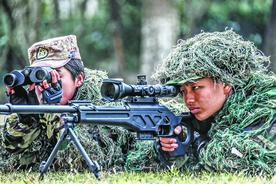 军中绿花绽放一线战位图片
