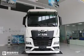 新一代曼恩TGX国内已铺货，到店实拍510马力车型，考虑入手看这里图片