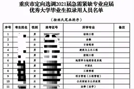 重庆定向选调505人，土木、生物受青睐，天坑专业的春天来了图片