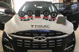 瑞虎8音响改装弗莱德FPK-165，原车4个中低音根本不够听图片