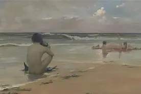 澳洲画家鲁伯尼的天鹅美人梦境图片