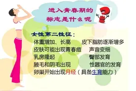 女孩进入青春期的特征图片