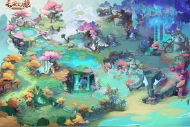 如梦似幻的神仙景色曝光，《长安幻想》云梦岛首次公开图片