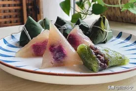 包粽子别再用糯米了，教你创意水晶粽，晶莹剔透，吃一次就爱上图片