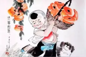 国画里的儿童，太可爱了！六一祝大玩童小顽童们节日快乐图片