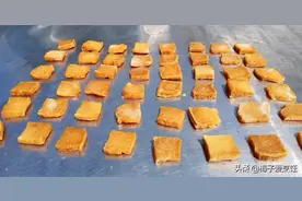 盐卤豆腐干教你这样做，食材用料都简单，晒上一天能吃3个月图片