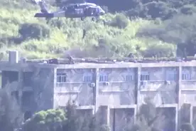 解放军空突旅直-20悬停“纹丝不动”舱内画面曝光图片