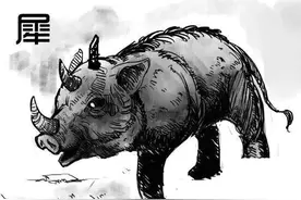 「山海经」杂谈：“德义礼仁信”的凤凰，三蹄三角的犀图片