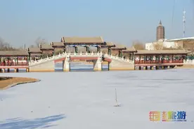 北京通州百年古塔映暖阳，芦苇摇曳景如画~老通县人的回忆，关键还免费！图片