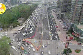明天，西安这个立交双向通车图片