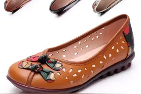 越来越多女人不穿运动鞋！6月流行穿“妈妈鞋”，柔软舒适不磨脚图片