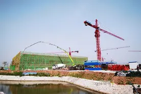 四川轻化工大学自贡东部新城校区建设工地图片