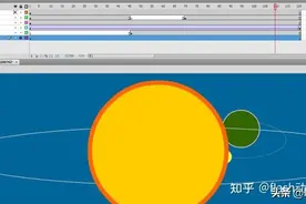 如何用Flash/An制作太阳系行星动画图片